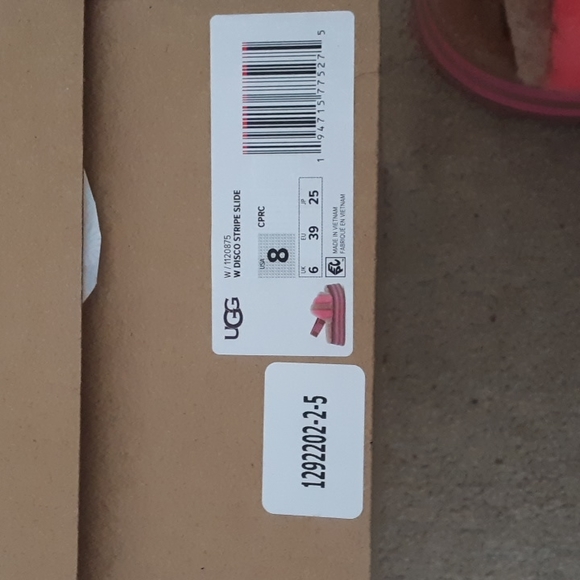 UGG DISCO STRIP SLIDE SANDLES - Picture 8 of 11